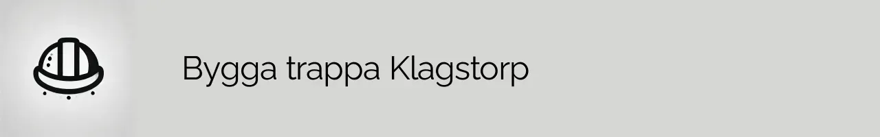 Bygga trappa Klagstorp